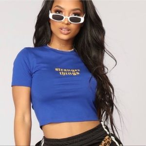 Stranger things crop tee fashionova